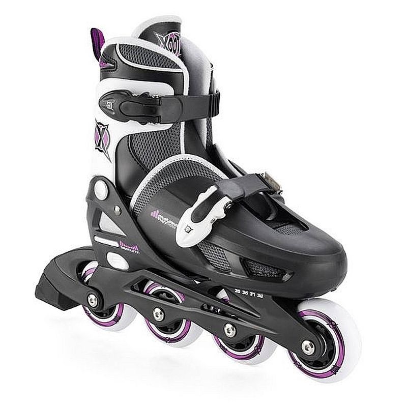 Foto van Xootz inlineskates quad zwart/paars junior maat 30-34