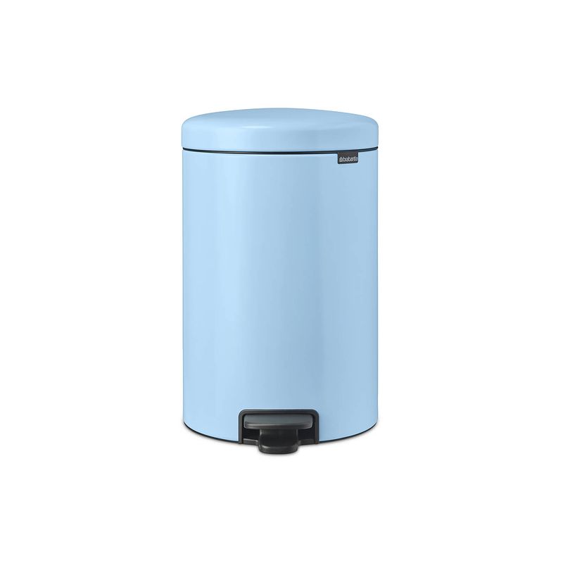 Foto van Brabantia newicon pedaalemmer 20 liter met kunststof binnenemmer - dreamy blue