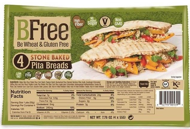 Foto van Bfree pita broodjes 4 stuks bij jumbo