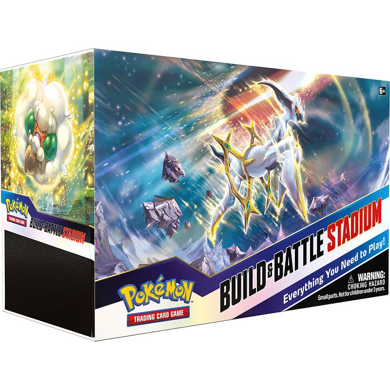 Foto van Pokémon tcg sword & shield brilliant stars build & battle stadium