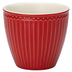 Foto van Greengate beker (latte cup) alice rood 300 ml - ø 10 cm