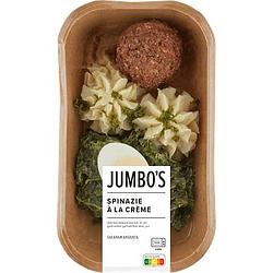 Foto van Jumbo verse maaltijd spinazie a la creme 450g