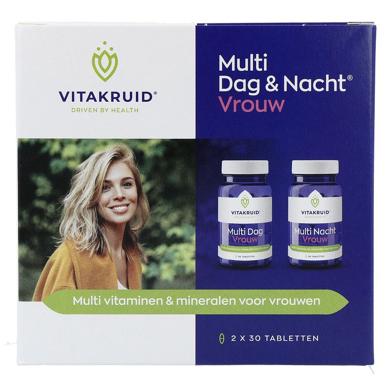 Foto van Vitakruid multi dag & nacht vrouw tabletten