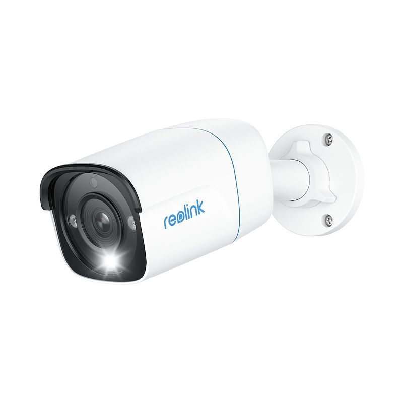 Foto van Reolink p330 4k 8mp uhd poe-beveiligingscamera voor buiten, tweewegaudio en nachtzicht ip-camera wit