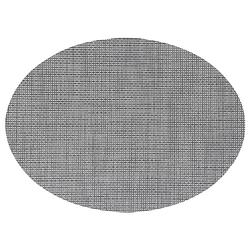 Foto van Ovale placemat maoli taupe kunststof 48 x 35 cm - placemats