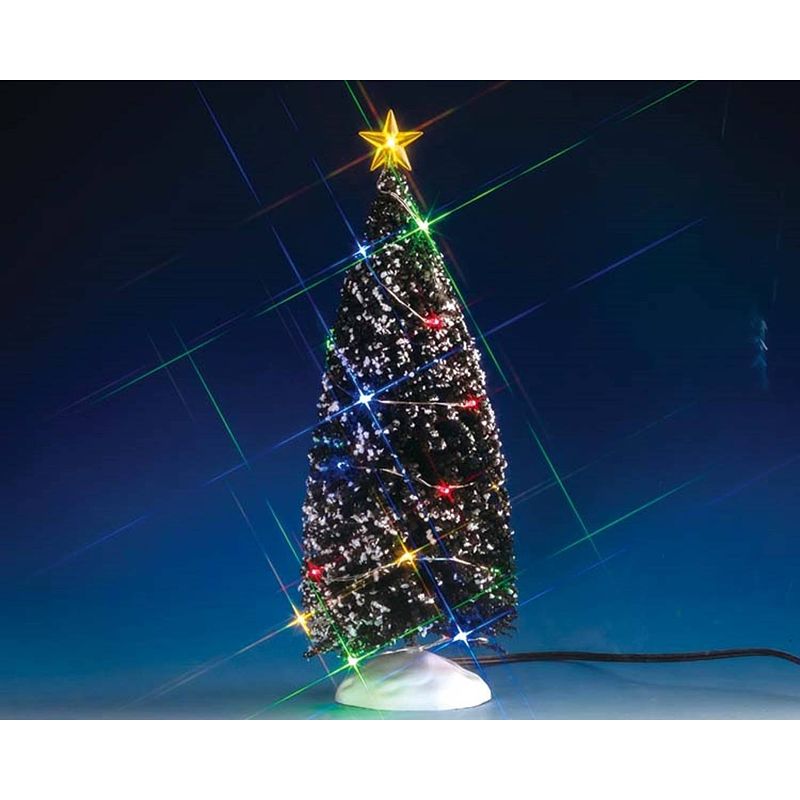 Foto van Evergreen tree with 24 multi light b/o 4.5v