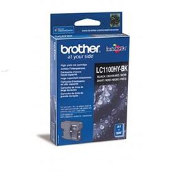 Foto van Brother inktcartridge zwart, 900 pagina's - oem: lc-1100hybk