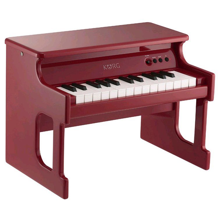 Foto van Korg tinypiano-rd miniatuurpiano rood