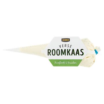 Foto van Jumbo verse roomkaas knoflook & kruiden 100g