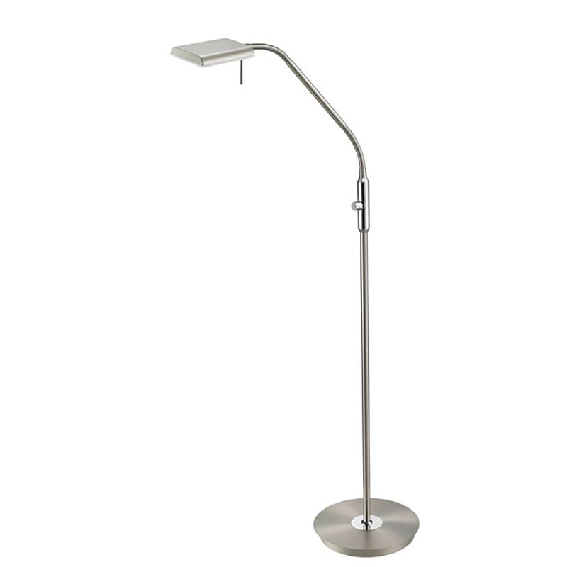 Foto van Moderne vloerlamp bergamo - metaal - grijs