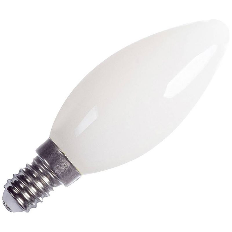 Foto van Slv 1005285 led-lamp energielabel g (a - g) e14 kaars warmwit (ø x l) 35 mm x 98 mm 1 stuk(s)