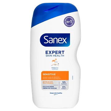 Foto van Sanex expert skin health sensitive douchegel 400ml bij jumbo