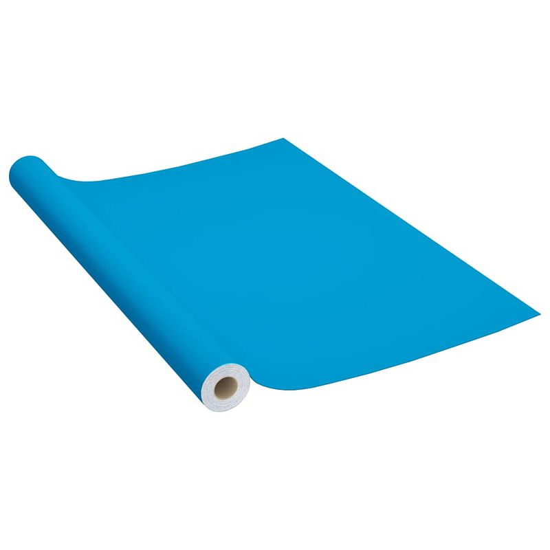 Foto van Vidaxl meubelfolie zelfklevend 500x90 cm pvc azuurblauw