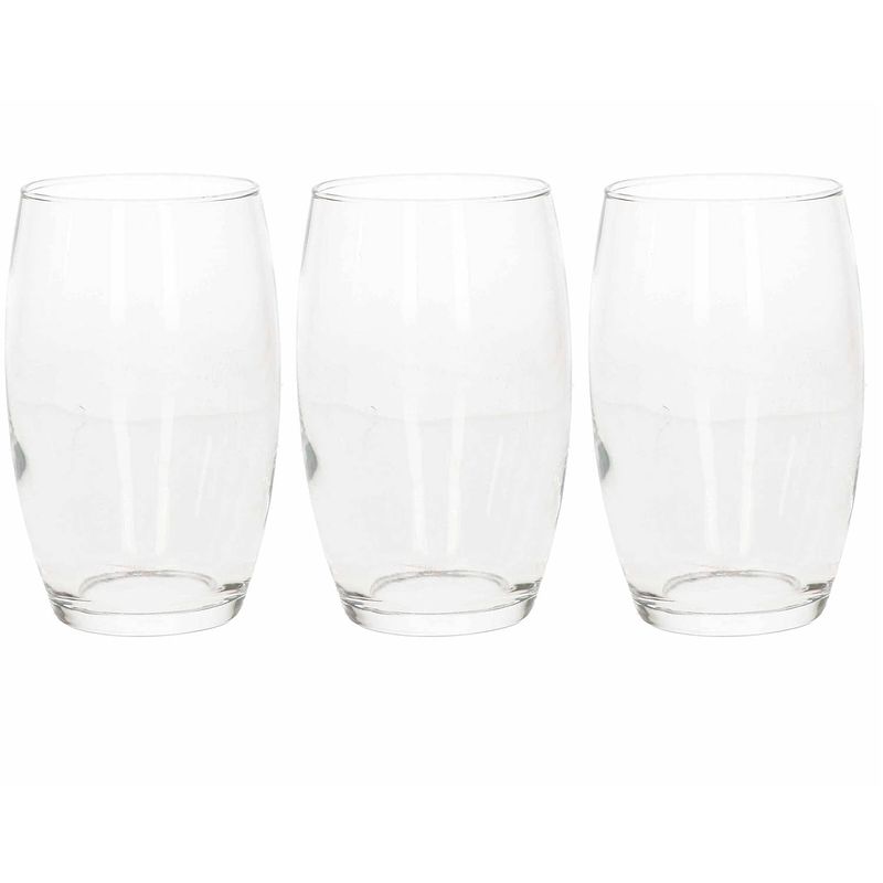 Foto van 6x stuks tumbler waterglazen/drinkglazen 360 ml - drinkglazen