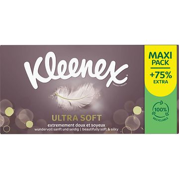 Foto van Kleenex ultra soft tissues maxi 112 stuks bij jumbo