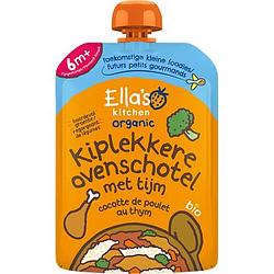 Foto van Ella'ss kitchen kiplekkere ovenschotel 6+ biologisch 130 g bij jumbo