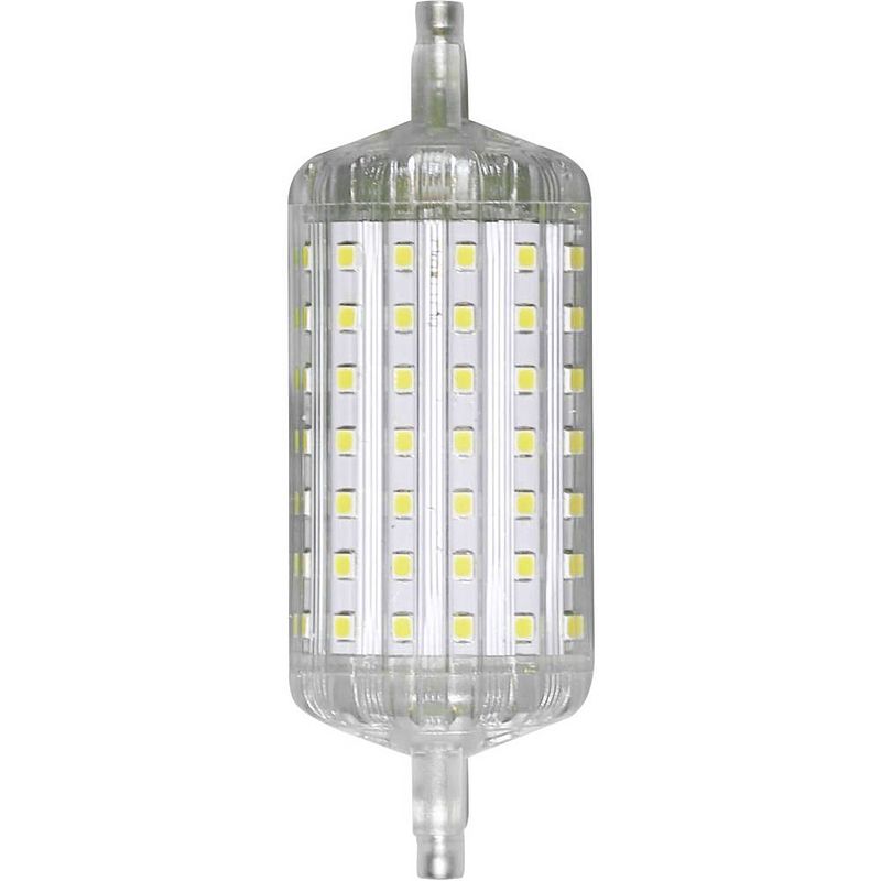 Foto van Lightme lm85155 led-lamp energielabel f (a - g) r7s buis 10 w warmwit (ø x l) 42 mm x 118 mm 1 stuk(s)