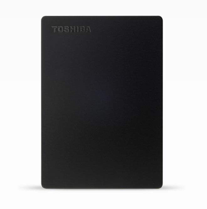 Foto van Toshiba canvio slim 1tb externe harde schijf zwart