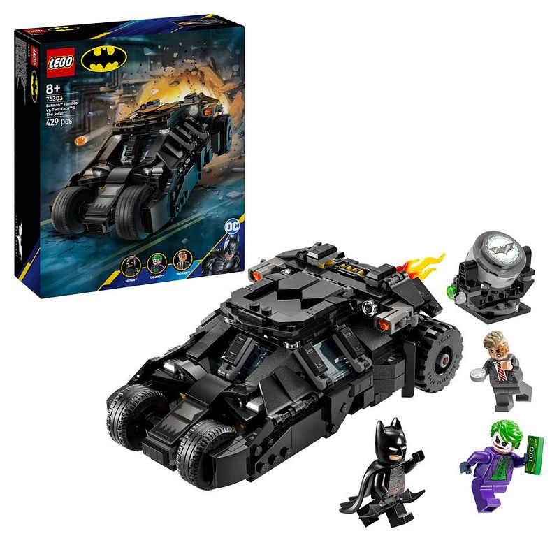 Foto van Lego dc batman tumbler vs. two-face en the joker 76303