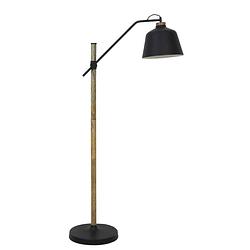 Foto van Light & living banu staande lamp zwart