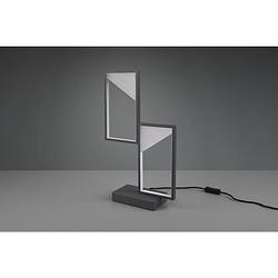 Foto van Moderne tafellamp cafu - metaal - grijs