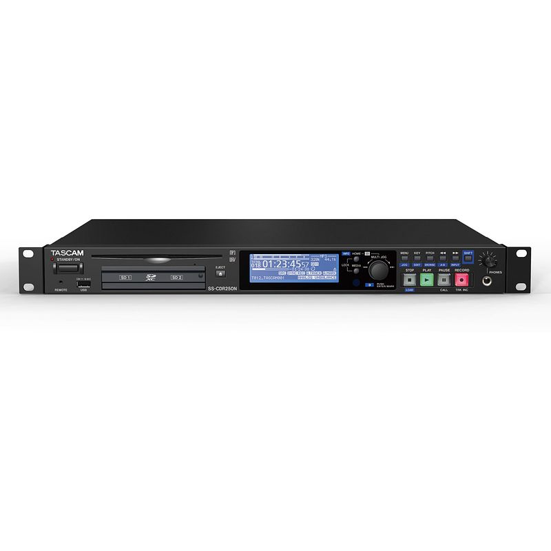 Foto van Tascam ss-cdr250n solid-state netwerk media recorder