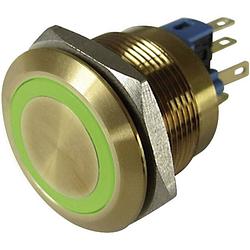 Foto van Tru components gq22-11e/g/12v/g vandalismebestendige druktoets 250 v/ac 3 a 1x uit/(aan) moment groen ip65 1 stuk(s)