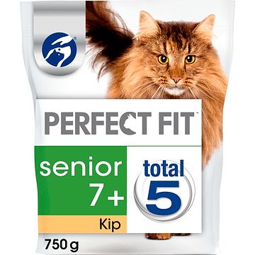 Foto van Perfect fit senior brokjes kip kattenvoer 750g bij jumbo