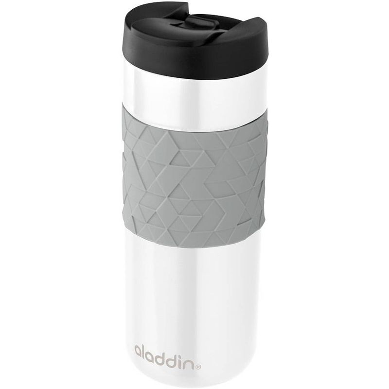 Foto van Aladdin drinkbeker leak-lock easy-grip 470 ml rvs wit