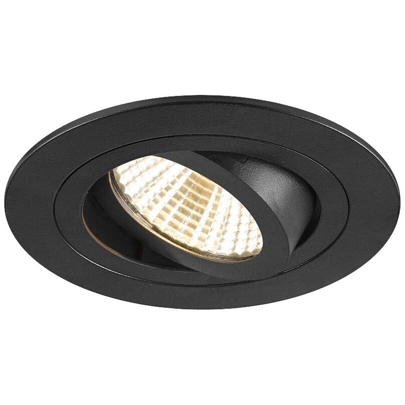 Foto van Slv 1007404 new tria 75 led-inbouwlamp led 8.3 w zwart