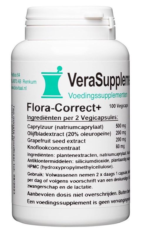 Foto van Verasupplements flora correct + capsules