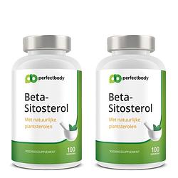 Foto van Perfectbody bèta-sitosterol 2-pack - 200 tabletten