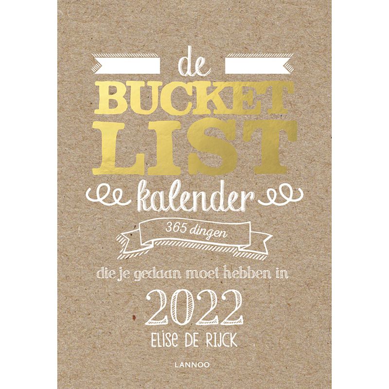 Foto van De bucketlist scheurkalender 2022