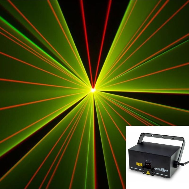 Foto van Laserworld cs-1000rgb mk3 kleuren laser