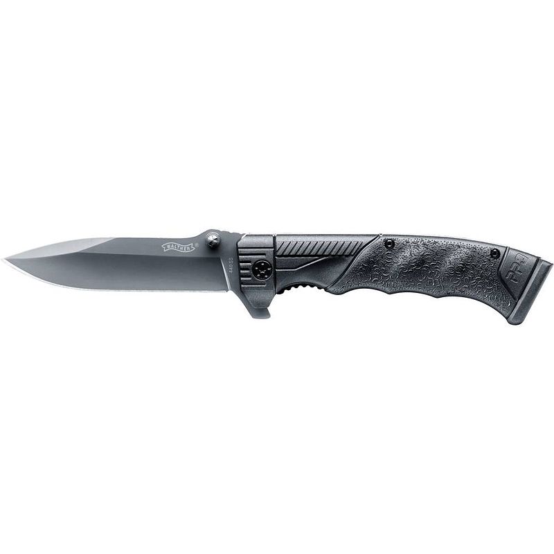 Foto van Walther ppq knife 5.0746 outdoormes met holster zwart