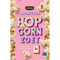 Foto van Jumbo magnetron popcorn zoet 3 x 90g