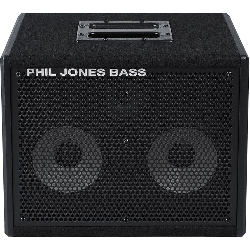Foto van Phil jones bass cab-27 bascabinet 2x7 inch 200 watt - zwart