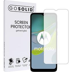 Foto van Go solid! screenprotector voor motorola moto e22 gehard glas