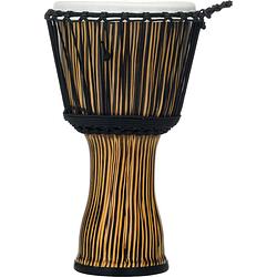 Foto van Pearl pbjvr-10/698 rope tuned djembe zebra grass 10 inch