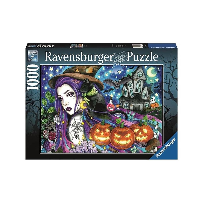 Foto van Ravensburger puzzel 1000 pcs halloween