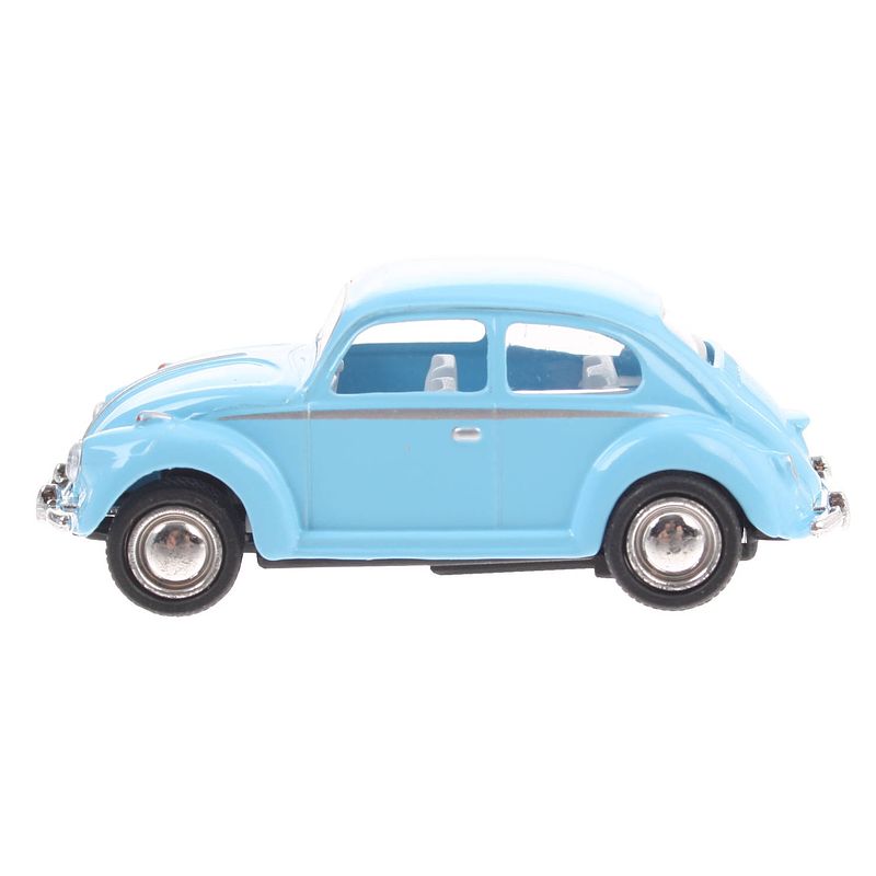 Foto van Goki volkswagen classical beetle (1967) blauw 6,5 cm