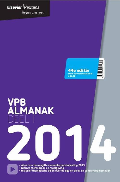 Foto van Elsevier vpb almanak - a.c. de groot - ebook (9789035251724)