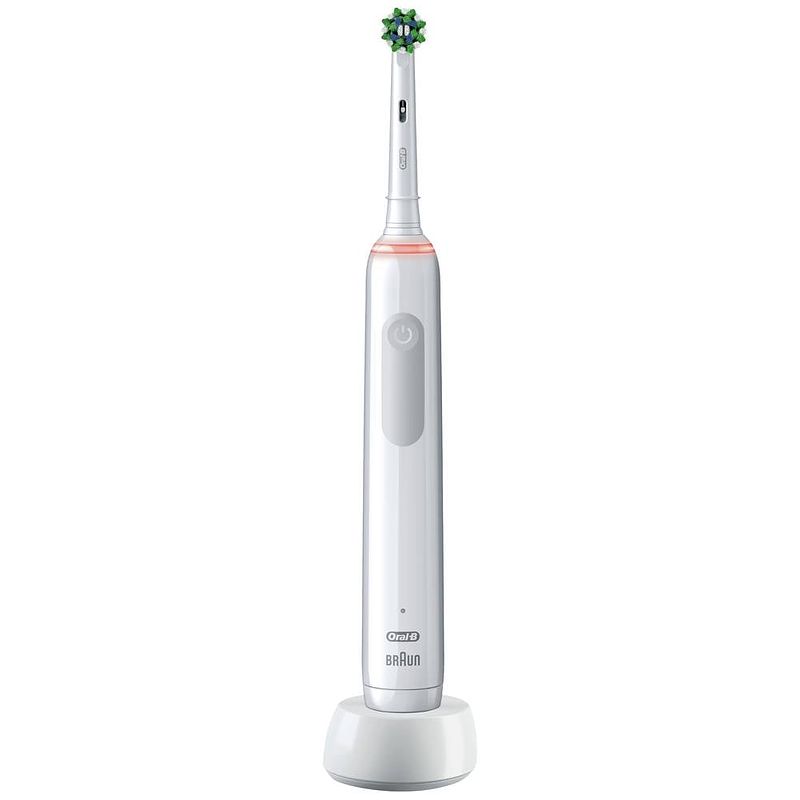 Foto van Oral-b pro 3 3800 d505.513.3d elektrische tandenborstel roterend / oscillerend / pulserend wit, grijs