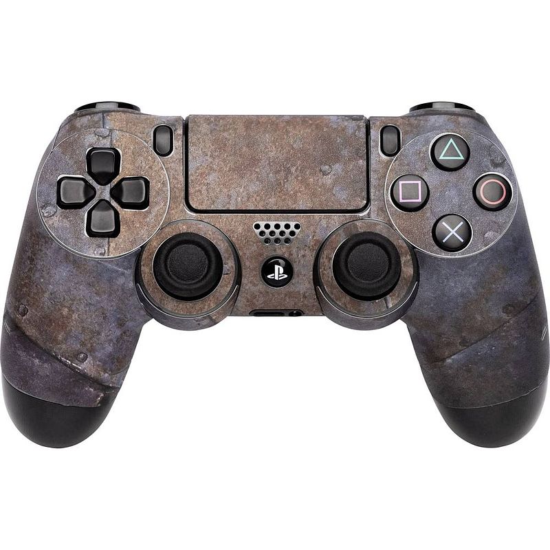 Foto van Software pyramide skin für ps4 controller rusty metal cover ps4