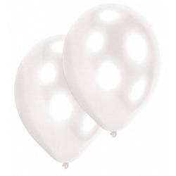Foto van Amscan ballonnenset pearl 27,5 cm latex wit 25 stuks