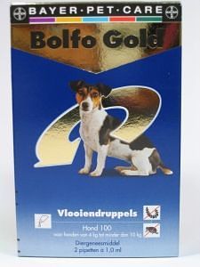 Foto van Bolfo gold druppels hond 100