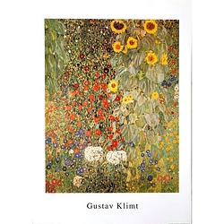 Foto van Gustav klimt - giardino di campagna kunstdruk 50x70cm