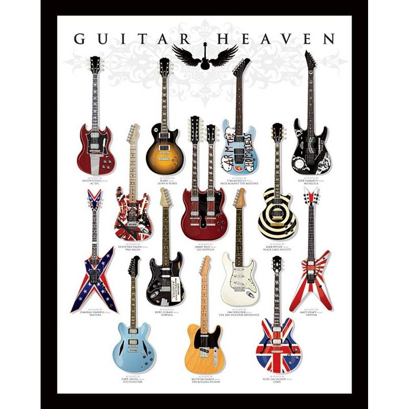 Foto van Pyramid guitar heaven poster 40x50cm