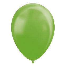 Foto van Wefiesta ballonnen parel 30 cm latex lime 10 stuks