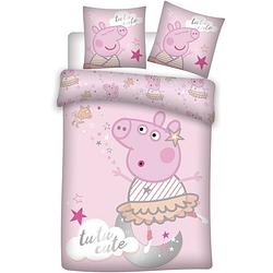 Foto van Peppa pig dekbedovertrek tutu cute - eenpersoons - 140 x 200 cm - polyester